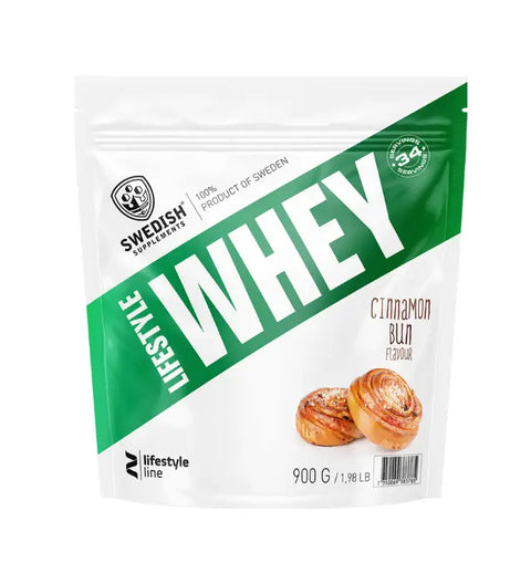 MuskelShoppen - Swedish Supplements Lifestyle Whey 900g Cinnamon Bun