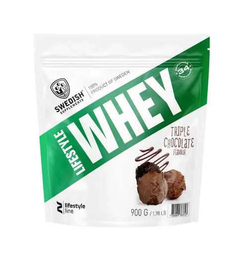 MuskelShoppen - Swedish Supplements Lifestyle Whey 900g Triple Chocolate