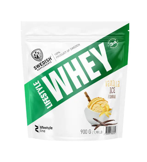 MuskelShoppen - Swedish Supplements Lifestyle Whey 900g Vanilla Ice