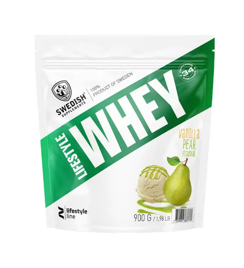 MuskelShoppen - Swedish Supplements Lifestyle Whey 900g Vanilla Pear