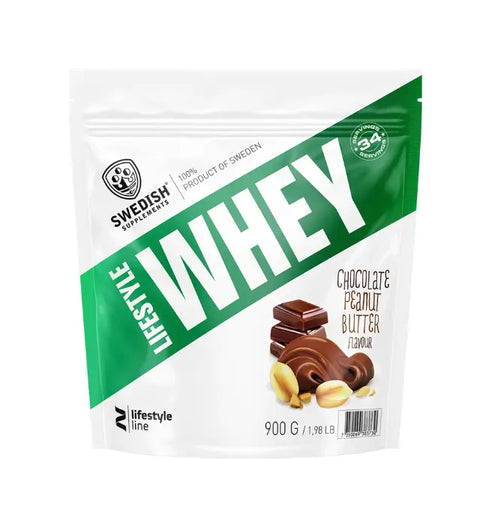 MuskelShoppen - Swedish Supplements Lifestyle Whey 900g Chocolate Peanut Butter