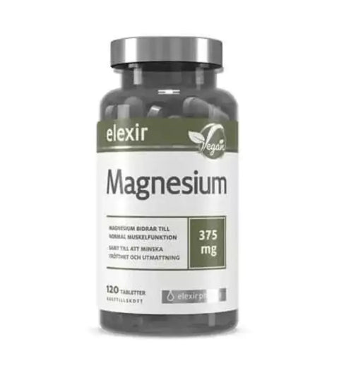 Elexir Magnesium 375 mg 120 tabletter - Muskelshoppen